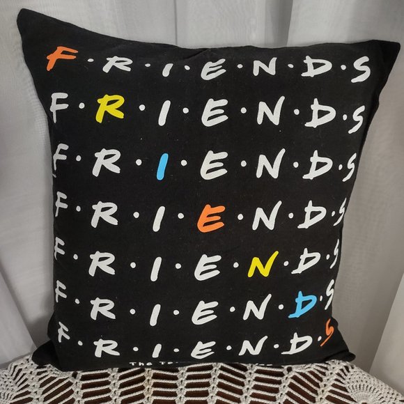 Rag Frog Revival Throw pillow cover Up-cycled from a T-shirt size 12"x12" - Picture 2 of 3